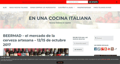 Desktop Screenshot of enunacocinaitaliana.com